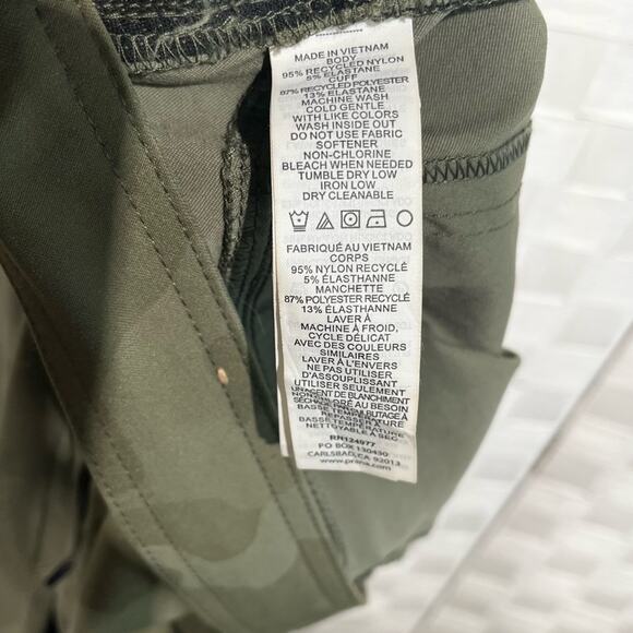 Prana Women’s Halle Jogger II Size 6 Sage Camo Tapered Athletic Bottoms Outdoor - Picture 9 of 13